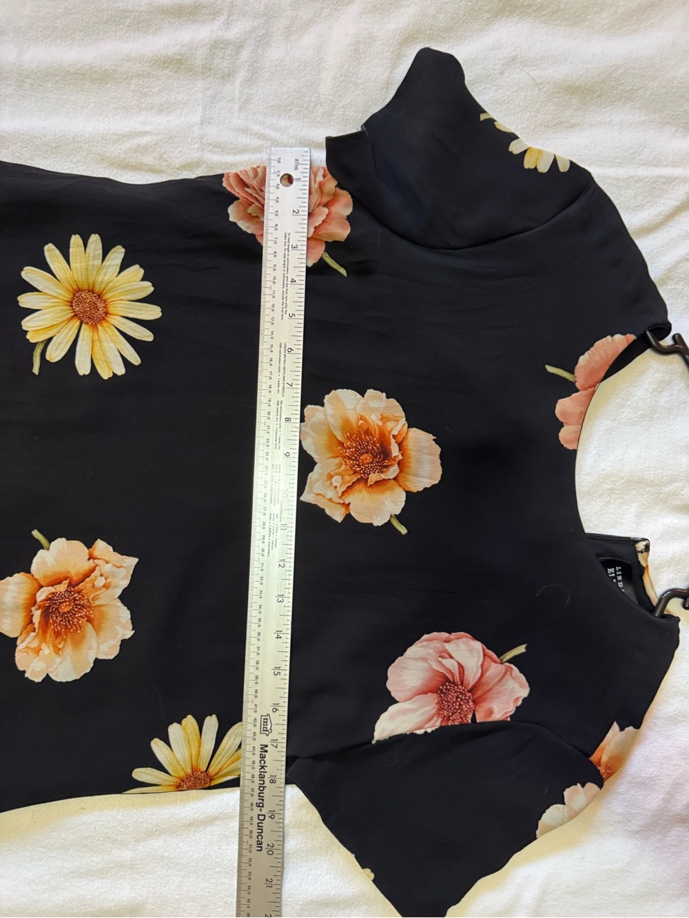 Linda Allard Ellen Tracy 100% Silk Floral Mini Shift Dress Size 4 - Picture 2 of 8